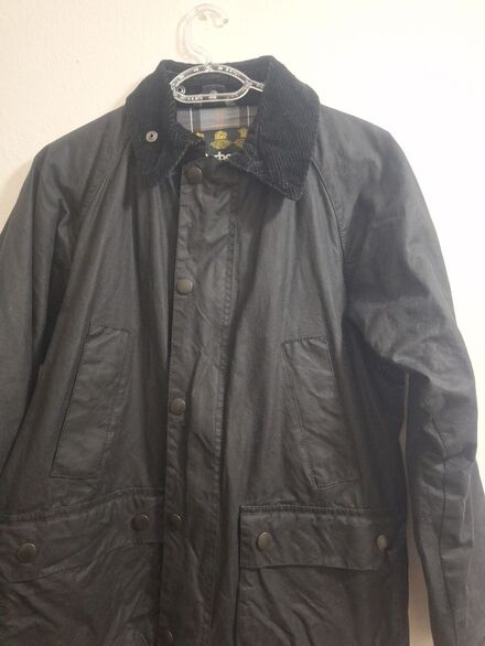 barbour gerçek yağlı deri mont