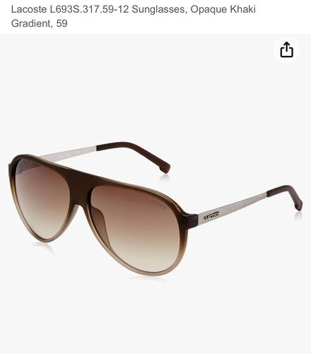 Orijinal Lacoste erkek güneş gözlüğü