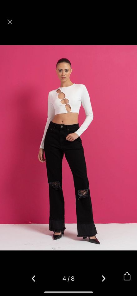 KİKİRİKİ SIFIR TARZ MODERN BLUZ CROP