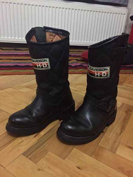 Siyah 35 Harley Davidson Çizme