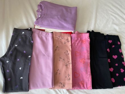 Kız çocuk H&M uzun kol tişört ve taytlar