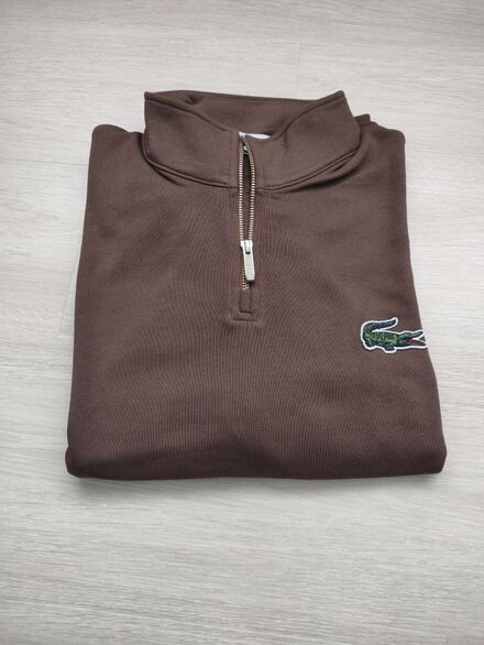 Lacoste fermuarlı defolu sweatshirt