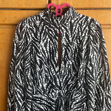 Zebra elbise