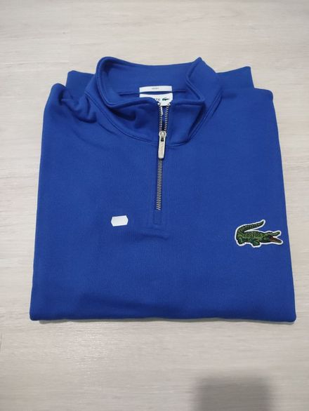 Lacoste fermuarlı defolu sweatshirt