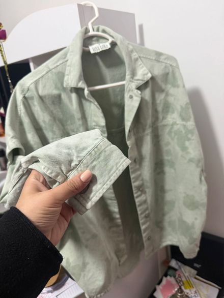 Levis yeşil kot ceket