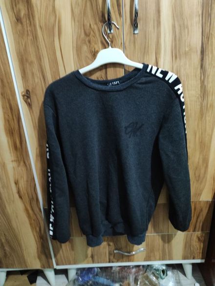 Sweat shirt Gri L Beden