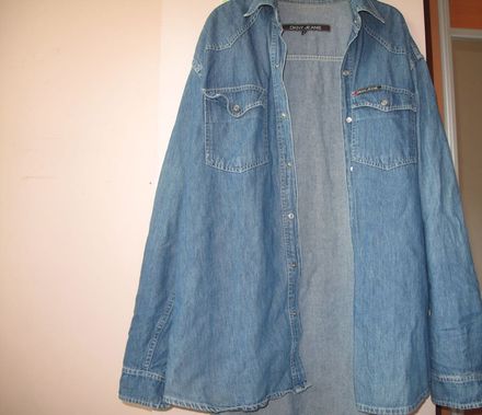 Dkny jeans kot gömlek