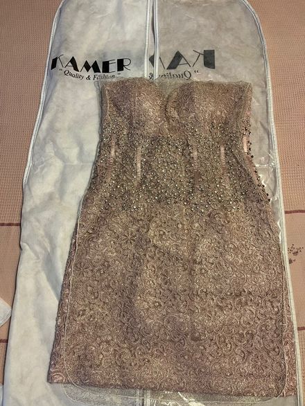 Güpür swarovski taşlı özel gün elbisesi