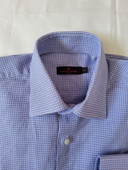 Pierre Cardin Mavi Mikro Desenli Gömlek