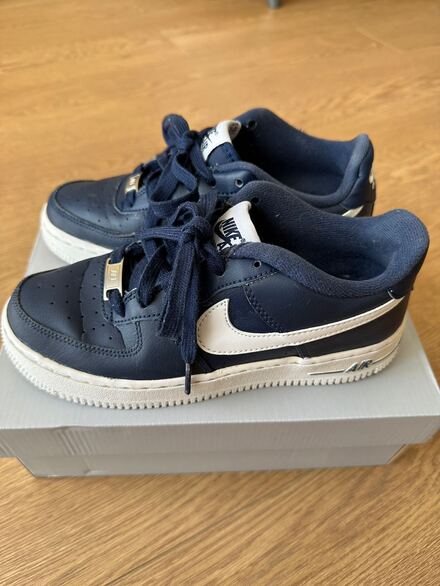 Nike air force lacivert ayakkabı