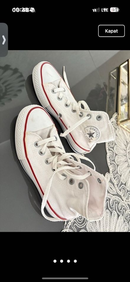 Converse Beyaz Sneaker Ayakkabı