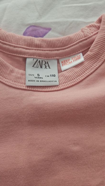 Zara Pudra çocuk Basic Tişört