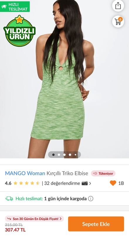 Mango elbise