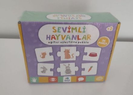 Sevimli Hayvanlar 36 Parça Puzzle +2 Yaş
