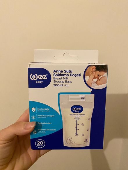 Wee Baby Anne Sütü Saklama Poşeti 20 Ade