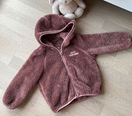 Zara mevsimlik pelüş mont