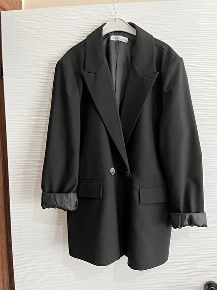 Zara Siyah Blazer Ceket