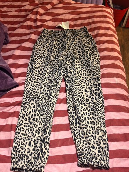 Leopar Desenli eşofman Pantolon