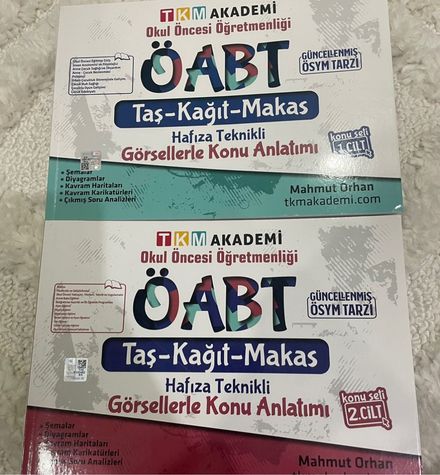 Okul öncesi öğretmenliği 2 cilt birlikte