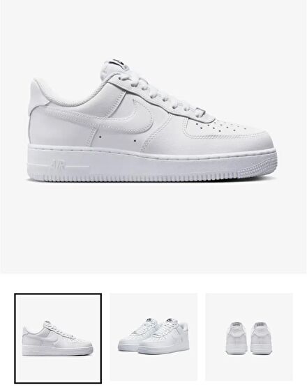 Nike Air Force 1 Beyaz Sneaker Ayakkabı