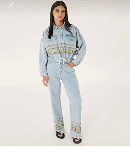 Twist Jean Ceket Pantolon Takım