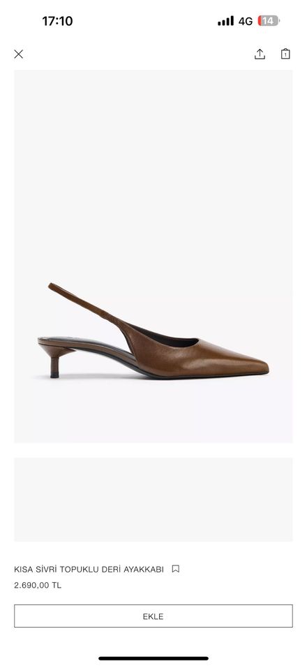Zara ayakkabı