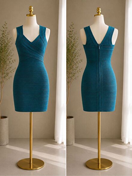Herve Leger Mini Elbise
