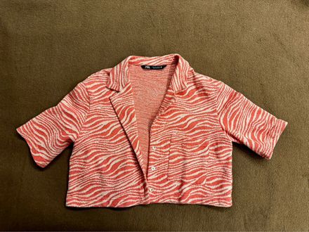 Zara crop blazer