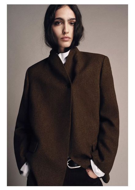 Yün karışımlı blazer