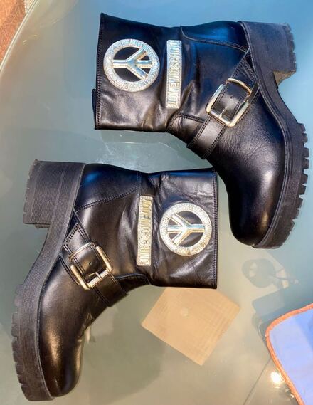 Moschino Orjinal topuklu bot