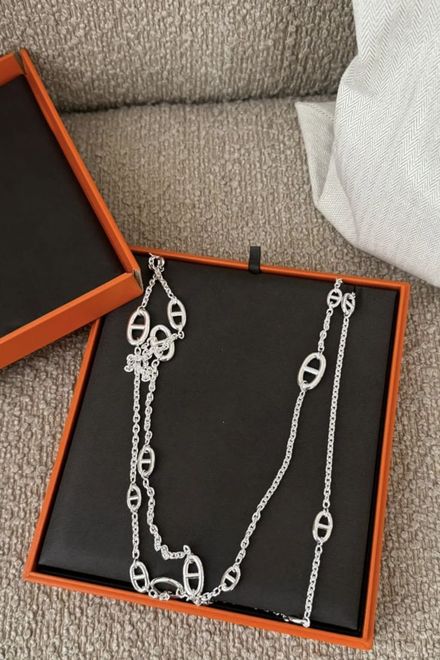 Hermes Zincir Detaylı Kolye
