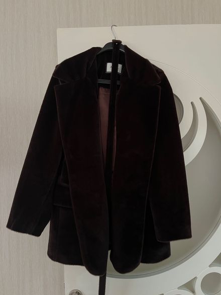 Kahverengi Suni Blazer ceket