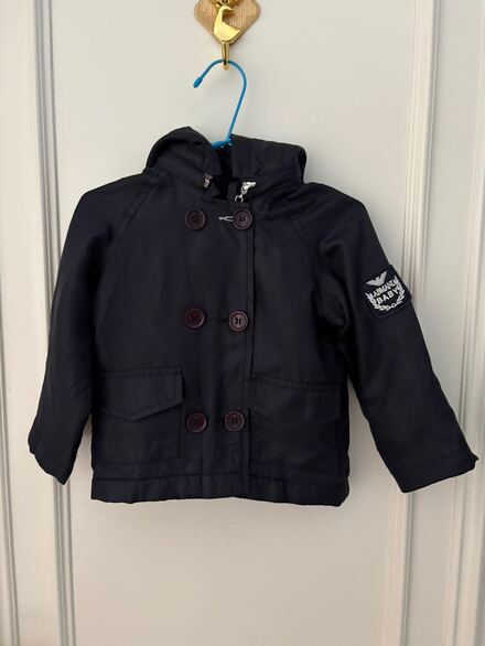 Armani Baby Lacivert Bebek Montu