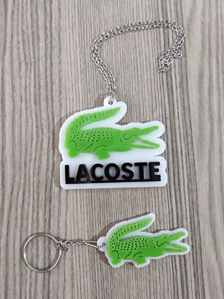 Lacoste dikiz ayna süsü ve anahtarlık 2l