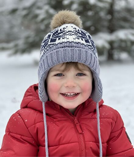 Koton Kids İçi polarlı yün çocuk bere
