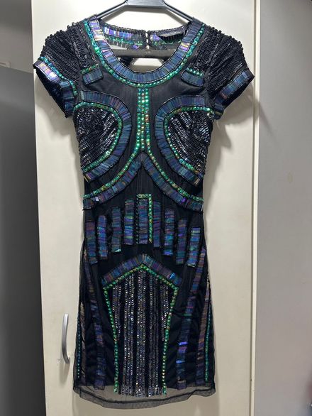 Miss Selfridge Taşlı Sırtı Açık Elbise