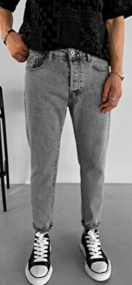 Gri Jean Pantolon