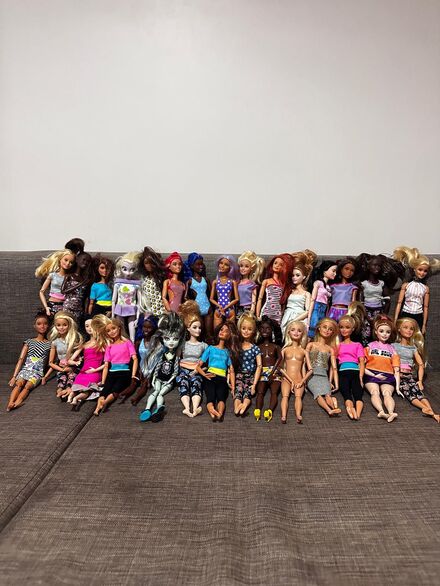 30 adet sonsuz Eklemli Barbie