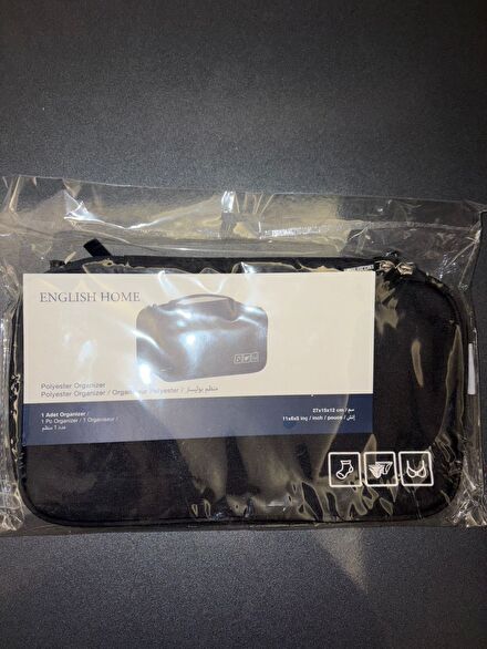 Siyah Polyester Organizer Çanta