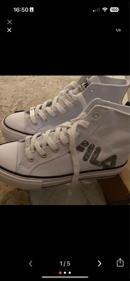 Fila Beyaz Yüksek Sneaker
