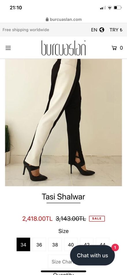 Burcu Aslan tasarım şalvar pantalon