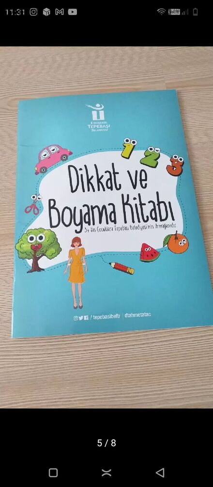 Dikkat ve Boyama Kitabı
