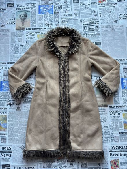 Penny Lane Afgan Kaban Peluş Tüy Süet