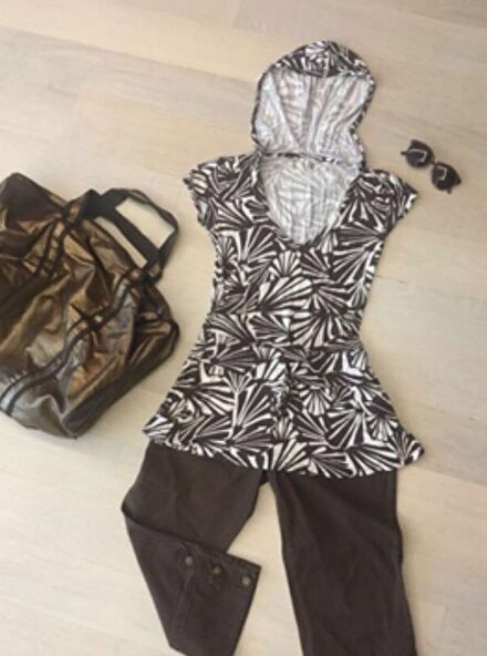 ZARA KAPÜŞONLU SAFARİ TUNİK ELBİSE