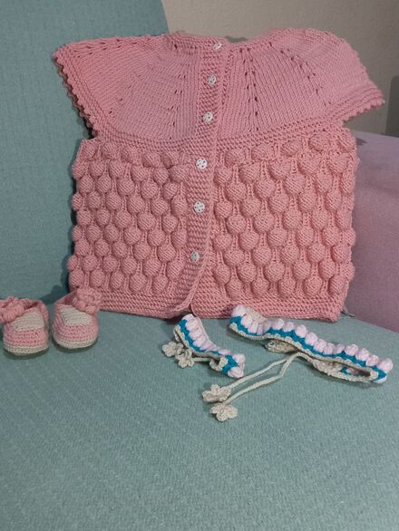 Bebek Yeleği&Bandana&Bilekliği&Ayakkabı