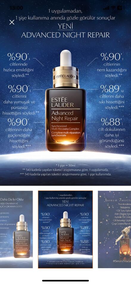 Estee LAUDER yaşlanma karşıtı