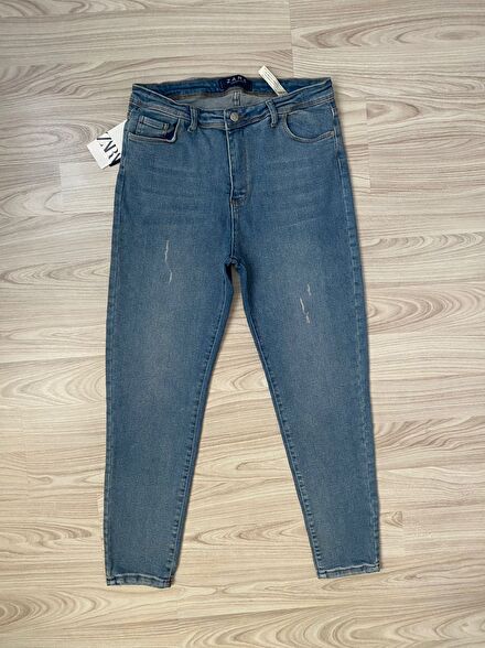 Zara bayan yeni model kot pantolon