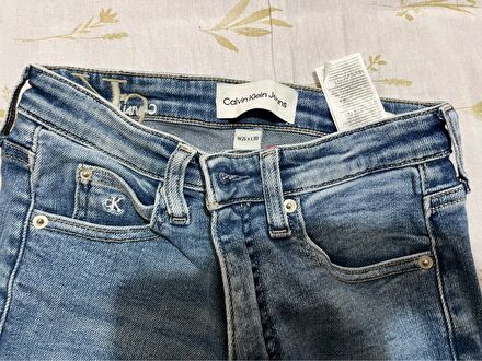 Calvin Klein Jeans Mavi Kadın Kot Pantol