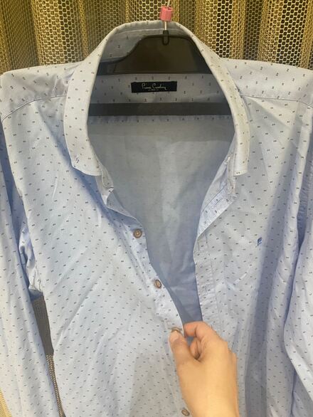 Pierre Cardin Gömlek Açık Mavi Desenli
