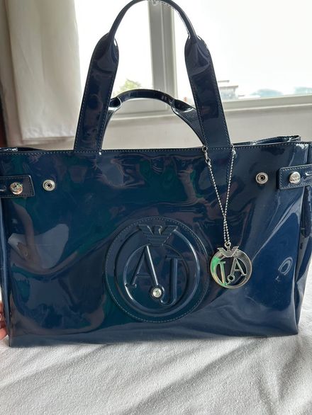 Armani Jeans Lacivert Kol Çantası